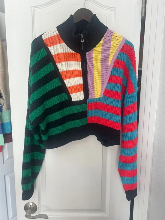 Staud cropped Hampton sweater - Picture 4 of 15